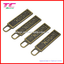 Customized Antique Brass Zipper Puller for Spotrswear